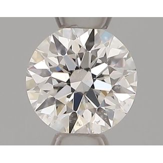 0.30 Carat Round H SI1 EX GIA Natural Diamond