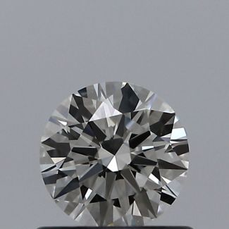 0.50 Carat Round J VVS2 EX GIA Natural Diamond