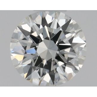 0.3 Carat Round H VVS1 EX GIA Natural Diamond