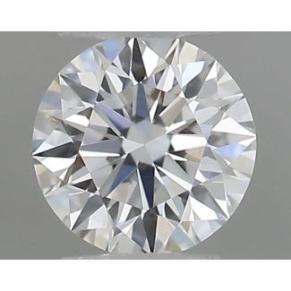 0.18 Carat Round E VVS2 EX GIA Natural Diamond