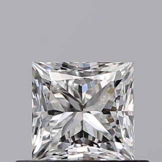 0.50 Carat Princess F VVS1 - EX VG GIA Natural Diamond