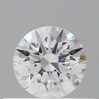 0.37 Carat Round D VVS1 EX GIA Natural Diamond