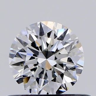 0.45 Carat Round D VS1 EX VG GIA Natural Diamond