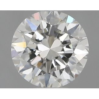 0.53 Carat Round H IF EX GIA Natural Diamond