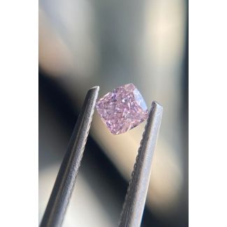 0.25 Carat Cushion Modified Fancy Pink I1 - GD GIA Natural Diamond