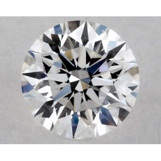 0.37 Carat Round D VVS1 EX GIA Natural Diamond