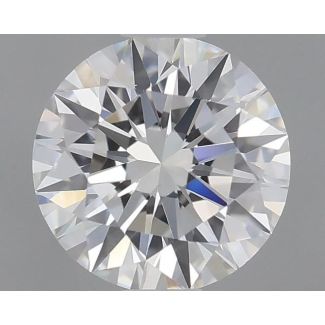 0.45 Carat Round H VS1 EX GIA Natural Diamond