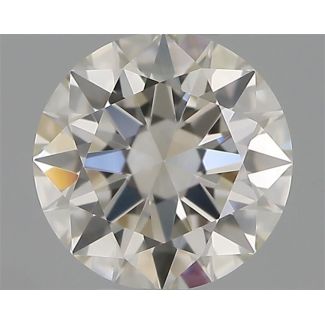 0.31 Carat Round H VVS2 EX GIA Natural Diamond