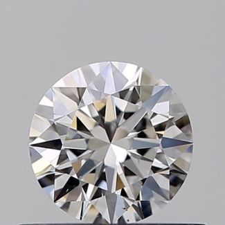 0.40 Carat Round D VS2 EX GIA Natural Diamond