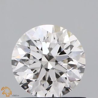 0.8 Carat Round H VS1 EX GIA Natural Diamond