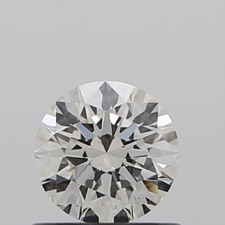 0.55 Carat Round I VS2 EX GIA Natural Diamond