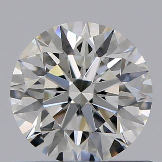 0.60 Carat Round H IF EX GIA Natural Diamond