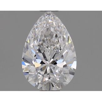 0.70 Carat Pear D SI1 - EX VG GIA Natural Diamond