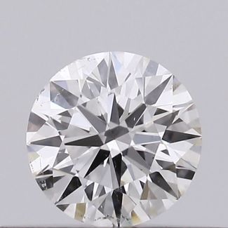 0.23 Carat Round F SI1 EX GIA Natural Diamond