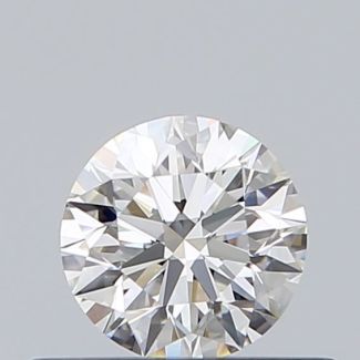 0.35 Carat Round F IF EX GIA Natural Diamond