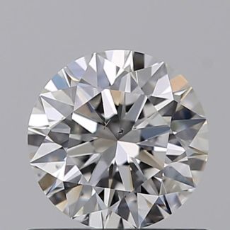 0.60 Carat Round E VS2 EX GIA Natural Diamond