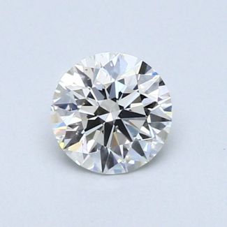 0.53 Carat Round E SI1 EX GIA Natural Diamond