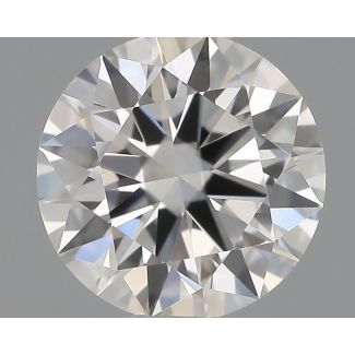 0.6 Carat Round F IF EX GIA Natural Diamond