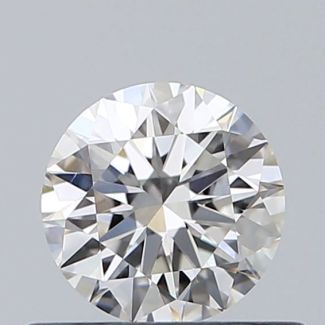 0.45 Carat Round H VS1 EX GIA Natural Diamond