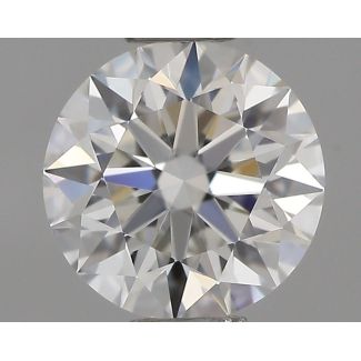 0.47 Carat Round G VVS2 EX GIA Natural Diamond