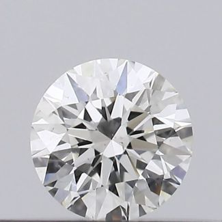 0.18 Carat Round I SI1 EX VG GIA Natural Diamond