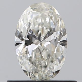 0.5 Carat Oval H VVS1 - EX IGI Natural Diamond