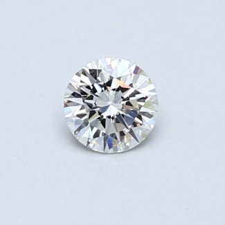 0.33 Carat Round E VVS1 EX VG GIA Natural Diamond