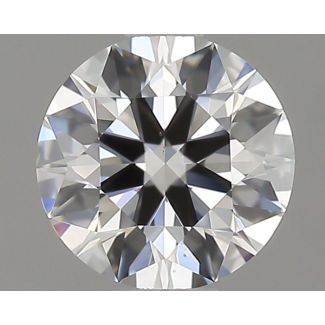 0.46 Carat Round F VS2 EX GIA Natural Diamond