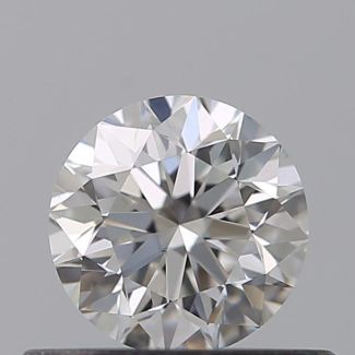 0.40 Carat Round F VS1 VG EX GIA Natural Diamond