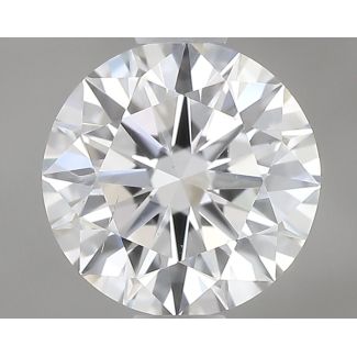 0.72 Carat Round F SI2 EX GIA Natural Diamond