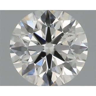 0.40 Carat Round H SI1 EX VG GIA Natural Diamond