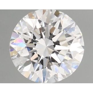 0.5 Carat Round D SI2 EX VG GIA Natural Diamond