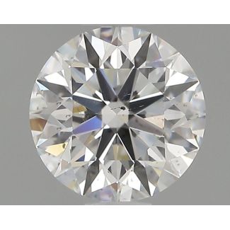 0.8 Carat Round E SI1 EX GIA Natural Diamond