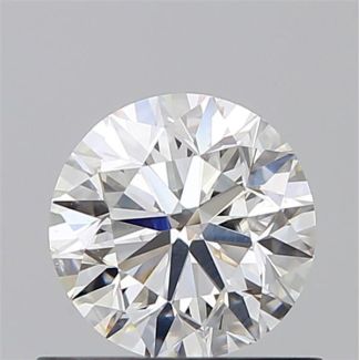 0.70 Carat Round G SI1 VG EX GIA Natural Diamond