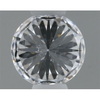 0.34 Carat Round D VVS1 EX GIA Natural Diamond