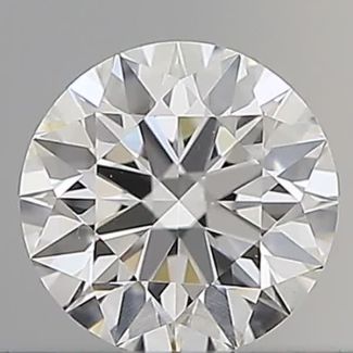 0.35 Carat Round E VVS2 EX GIA Natural Diamond