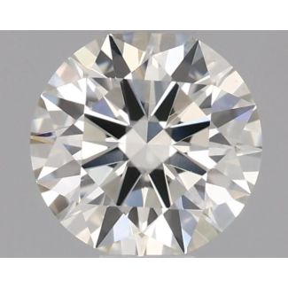 0.43 Carat Round H VS1 EX GIA Natural Diamond