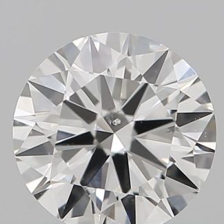 0.5 Carat Round F SI2 VG EX GIA Natural Diamond