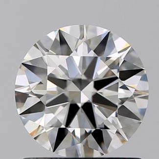 0.90 Carat Round I VVS2 EX VG GIA Natural Diamond