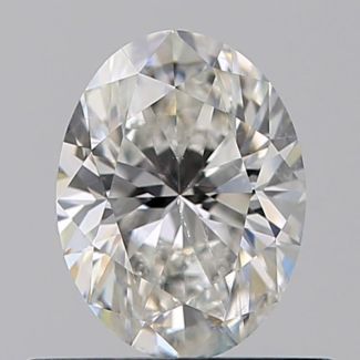 0.51 Carat Oval F SI1 - VG GIA Natural Diamond