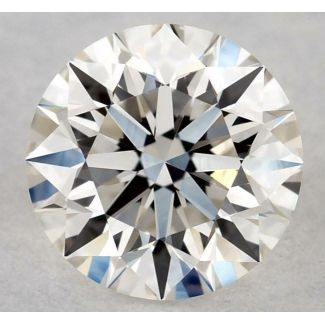 0.35 Carat Round I VVS1 EX GIA Natural Diamond