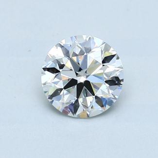 1.0 Carat Round H VVS1 EX GIA Natural Diamond