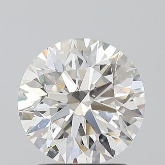 2.01 Carat Round G SI1 EX GIA Natural Diamond