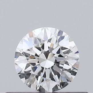 0.3 Carat Round I VVS2 EX GIA Natural Diamond