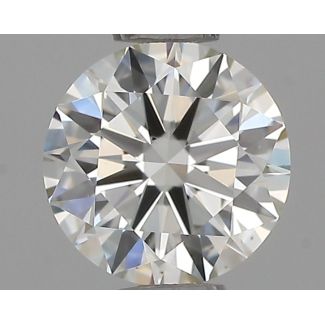 0.57 Carat Round H VS1 EX IGI Natural Diamond