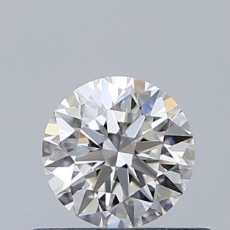 0.36 Carat Round G VVS2 EX GIA Natural Diamond