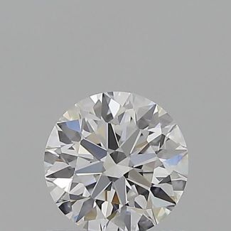 0.62 Carat Round E VVS2 EX GIA Natural Diamond