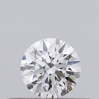 0.24 Carat Round E VVS1 EX GIA Natural Diamond