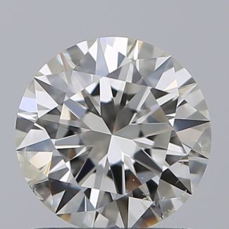 1.00 Carat Round H SI2 EX IGI Natural Diamond