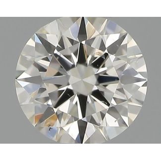 0.30 Carat Round H SI1 EX IGI Natural Diamond